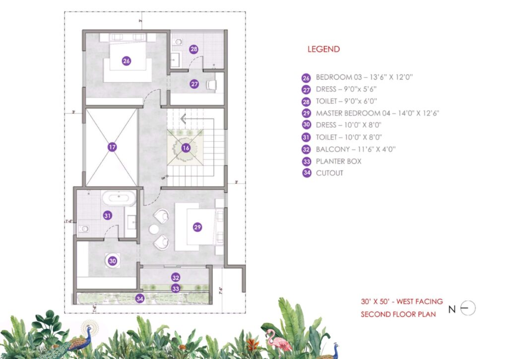 Atmos JR East fields Floor plan 3